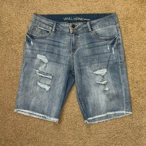 Vanilla Star Denim Jean Bermuda Shorts